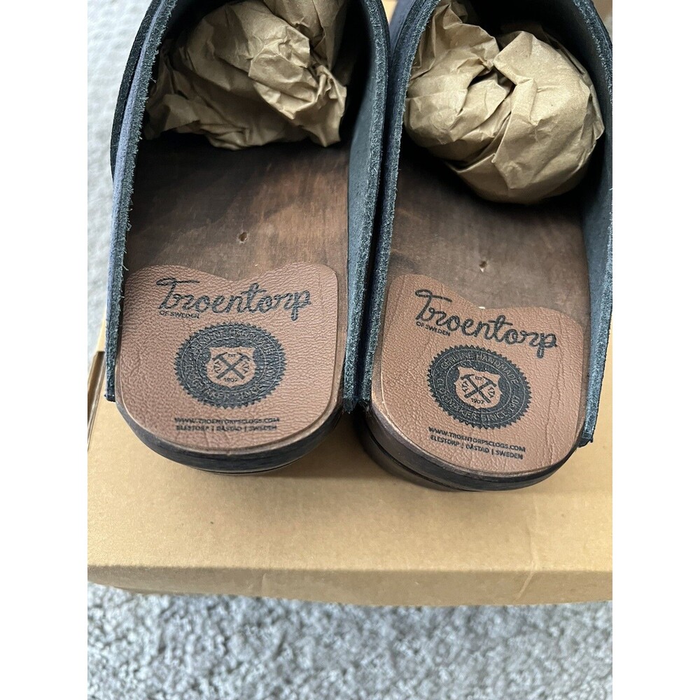 Troentorp Da Vinci Blue Suede Size 36 NIB - Picture 4 of 6